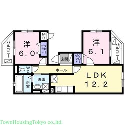 大山ヒルズの物件間取画像